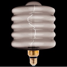 Λάμπα LED Vintage 8W E27 230V 300lm 2000K Ντιμαριζόμενη Smoked Glass